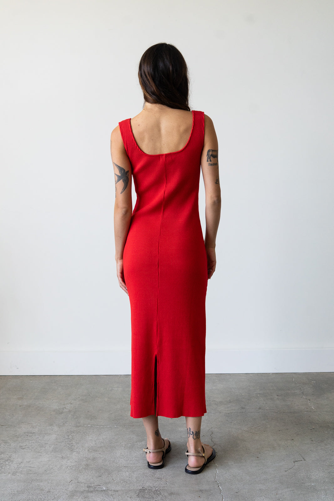 fitted lace wedding dress LOS FELIZ rib knit dress in Burgundy  Elegantees