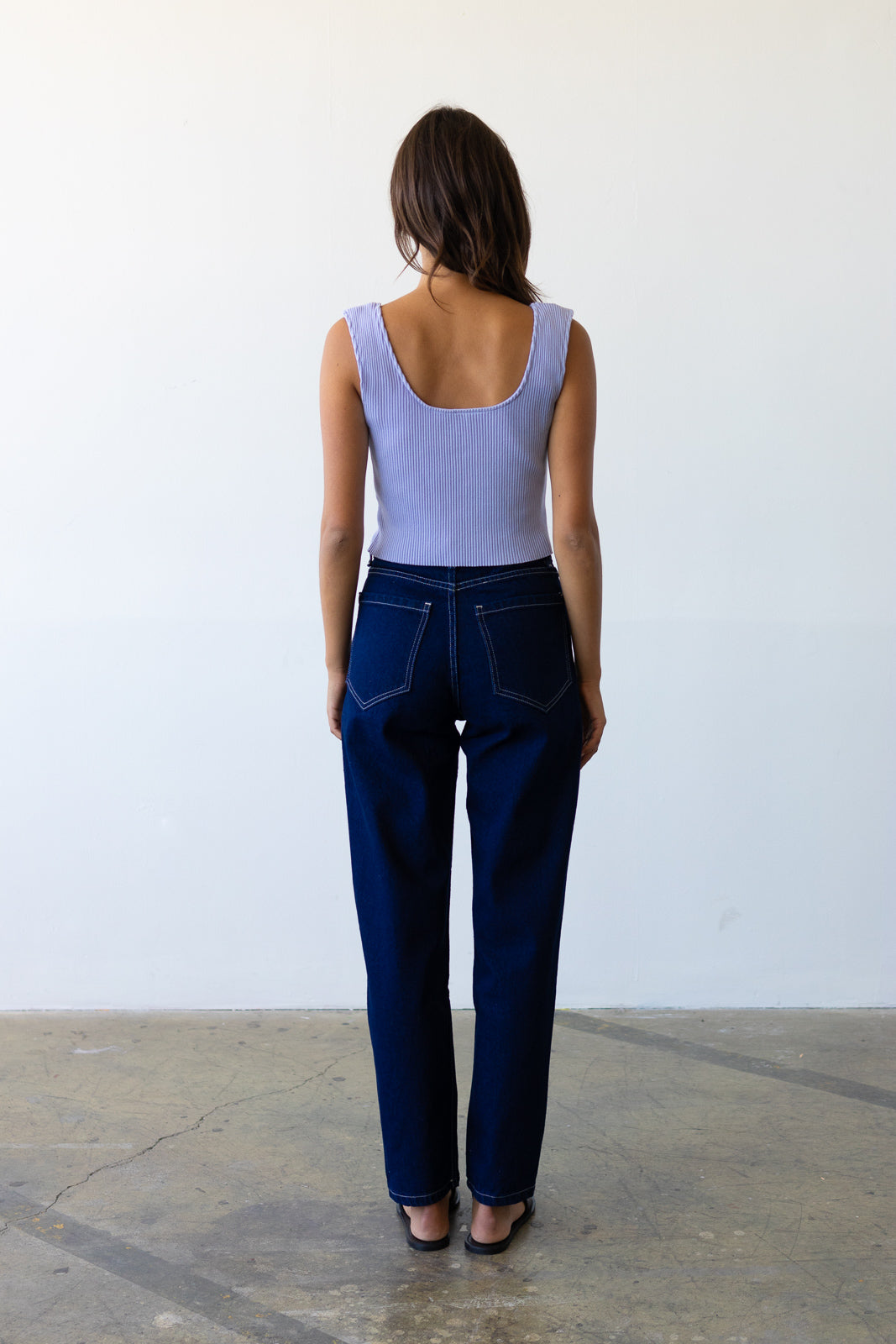 Carrot Straight Jean in Indigo