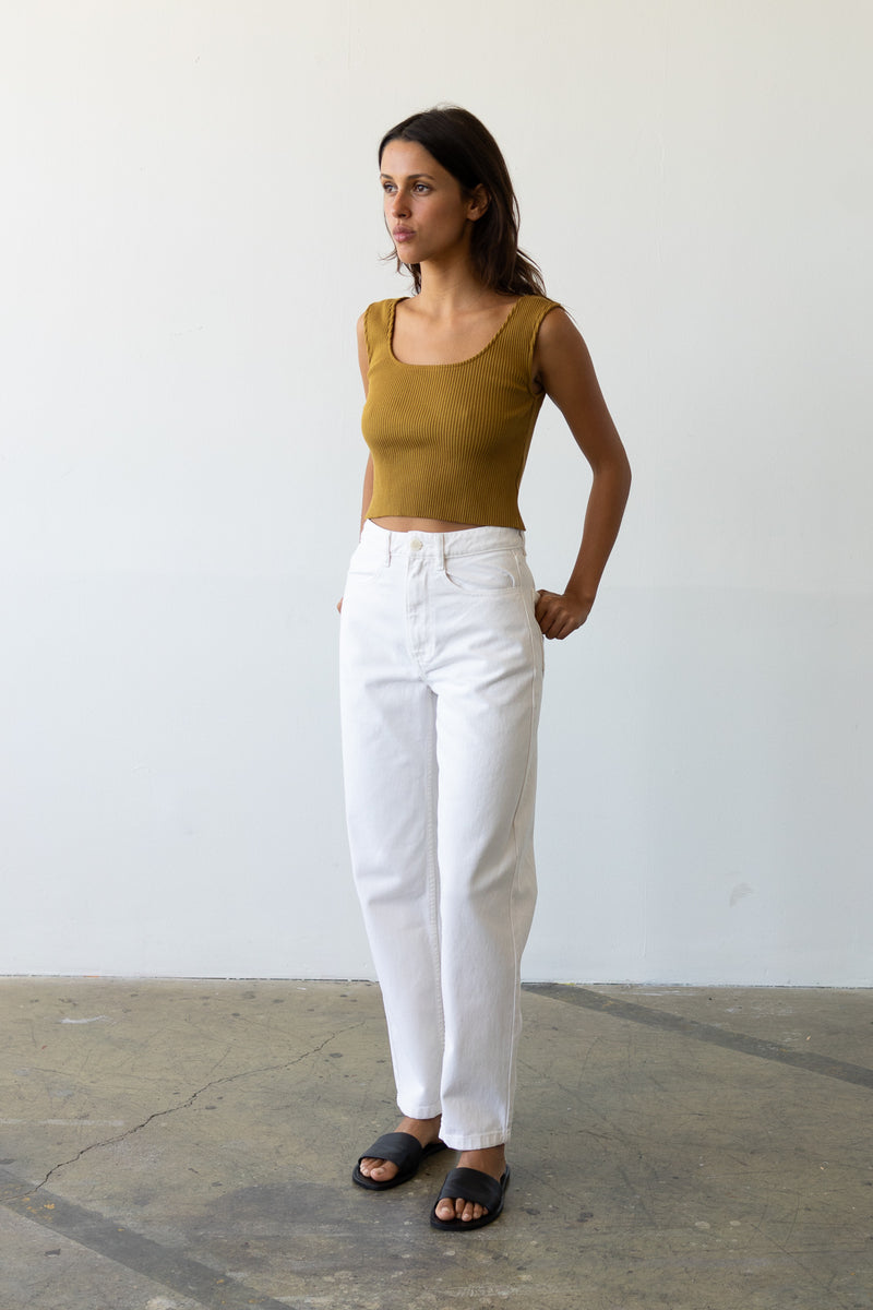 Carrot Straight Jean in Lait