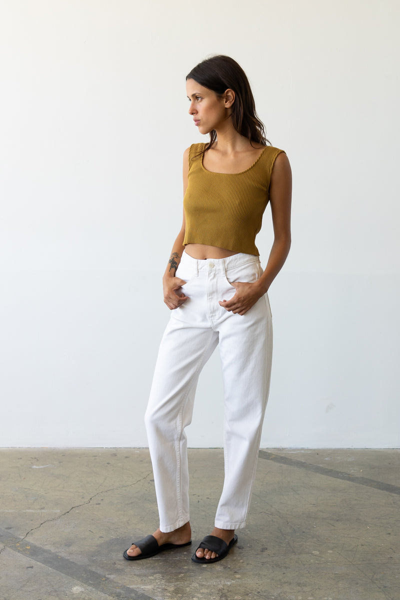 Carrot Straight Jean in Lait