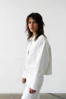 Cropped Jacket in Lait