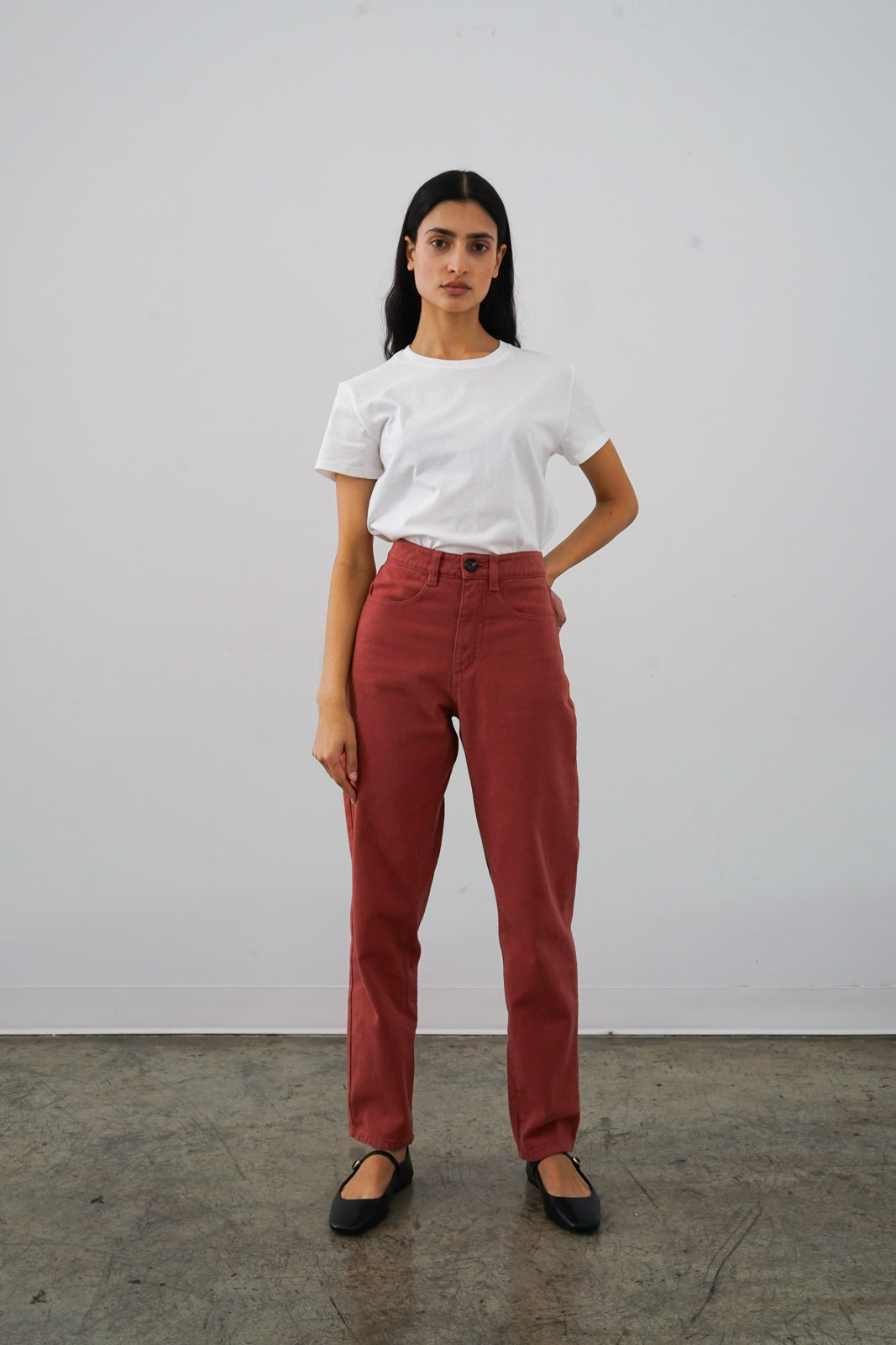 Carrot Straight Jean in Paprika