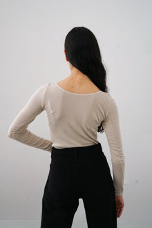 Ballet Top in Light Taupe