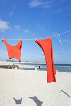 Ribbed Knit Midi Skirt in Grenadine