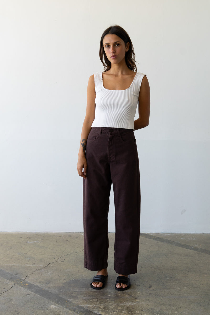 Wide Fit Jean in Espresso