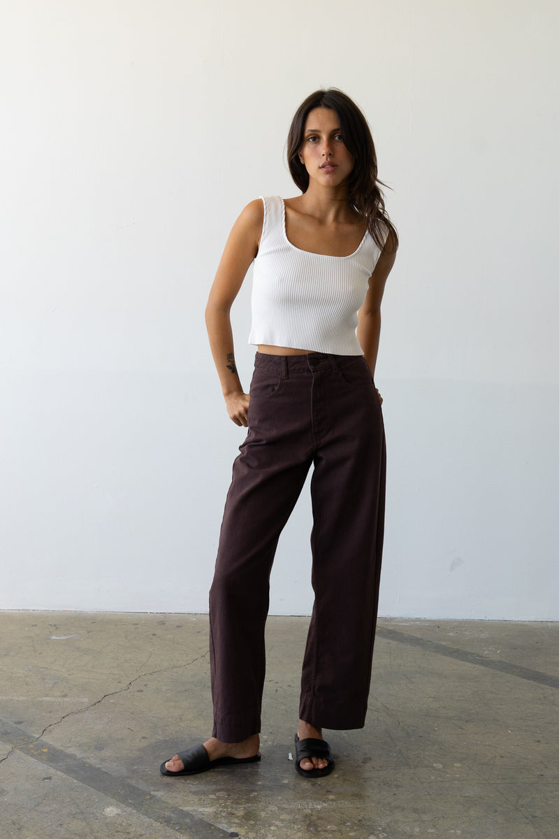 Wide Fit Jean in Espresso