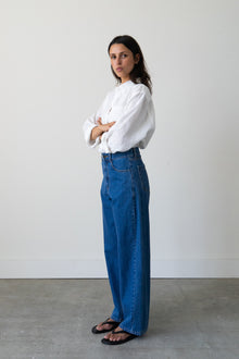 Wide Fit Jean in Medium Blue Denim