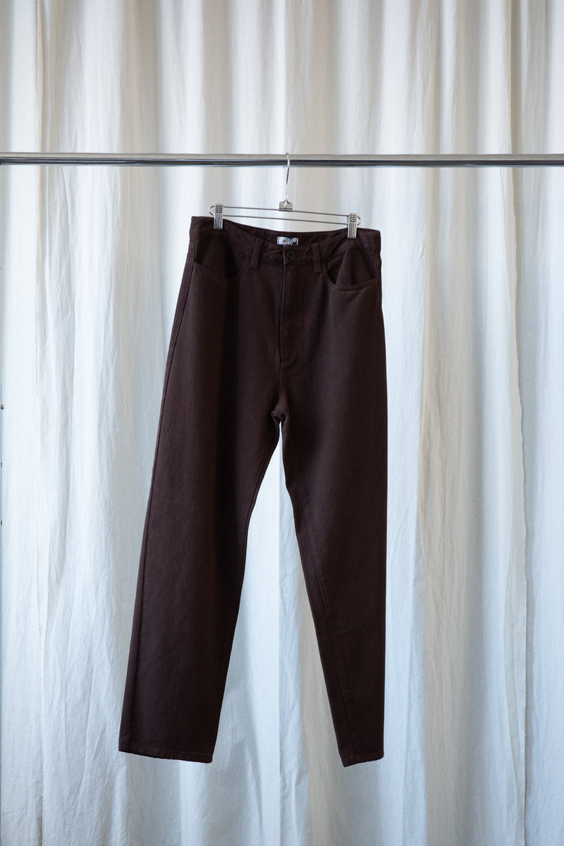 Size L (31" Waist) - Carrot Straight Jean in Espresso - Pair 1