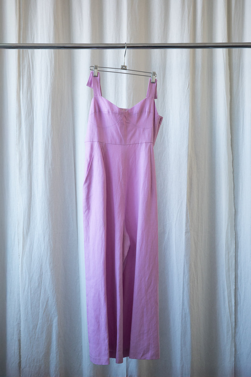 Size L - Bralette Jumpsuit in Blossom