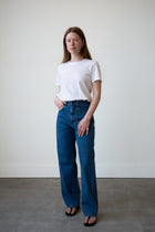 Wide Fit Jean in Medium Blue Denim