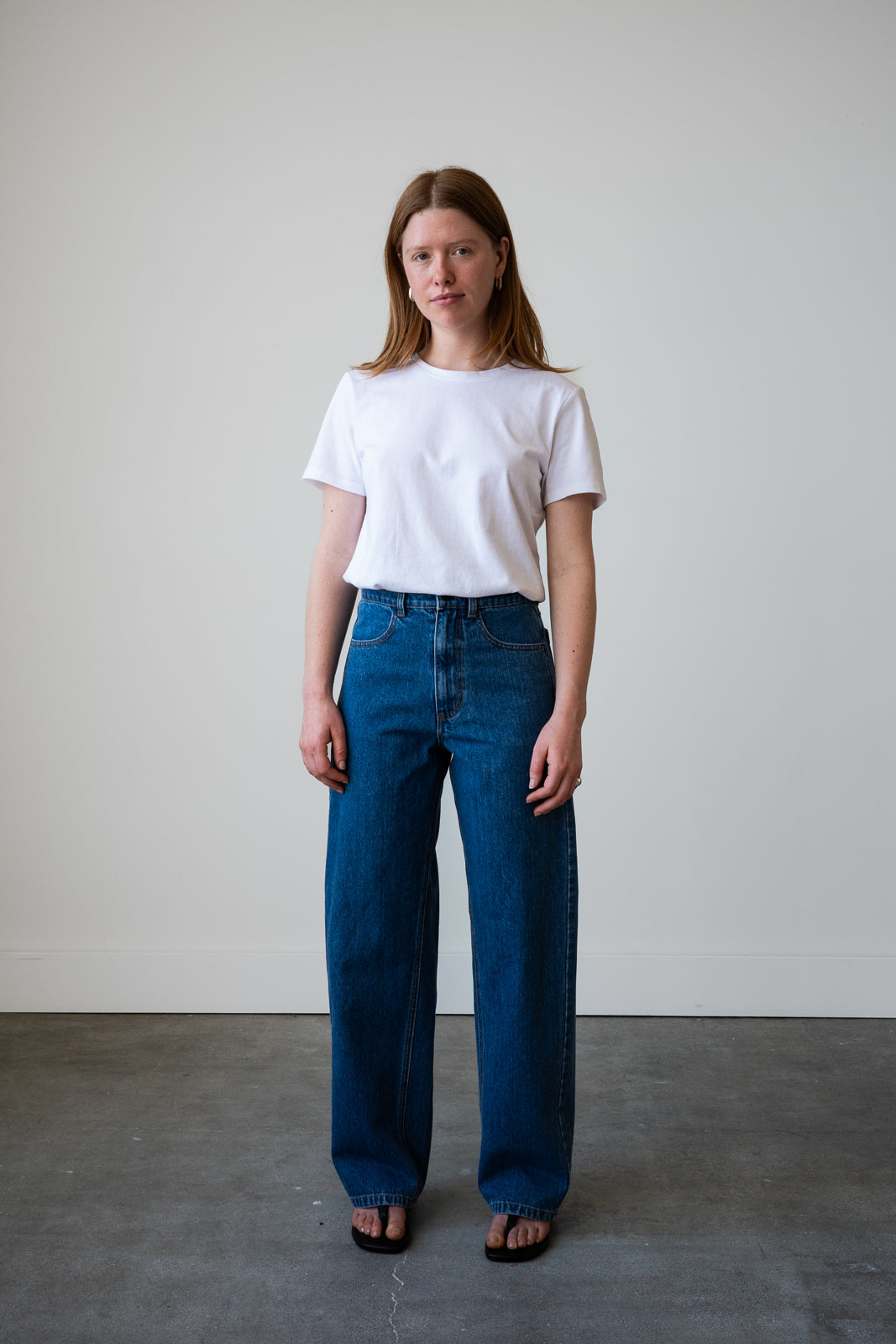 Wide Fit Jean in Medium Blue Denim