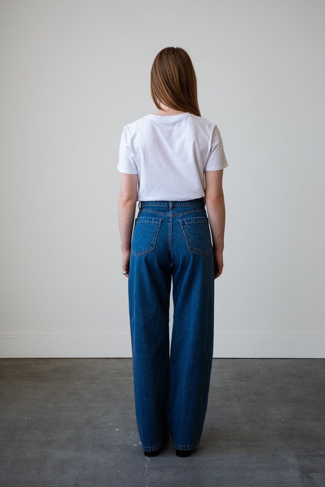 Wide Fit Jean in Medium Blue Denim