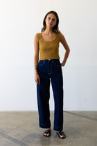 Wide Fit Jean in Indigo
