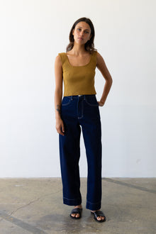 Wide Fit Jean in Indigo