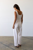 Wide Fit Jean in Lait -Ankle Length