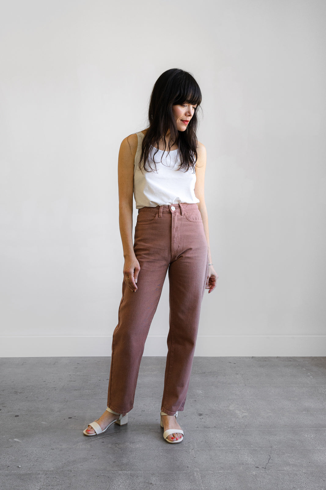 Carrot Straight Jean in Clay