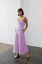 Size L - Bralette Jumpsuit in Blossom