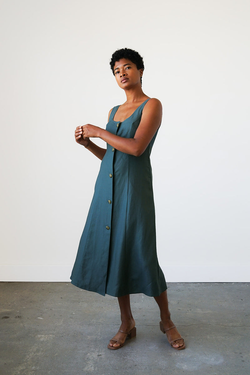 Size S - Terrazza Dress in Spruce